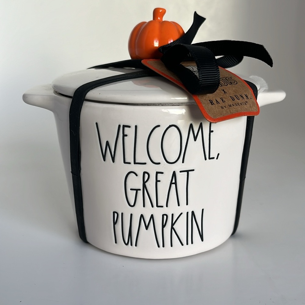 Rae Dunn Peanuts Great Pumpkin Baking Dish, Snoopy Halloween Ceramic Baking Dish